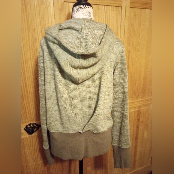 Matilda Jane Olive Zip Up with Navy Trim - Picture 5 of 11